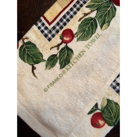 Vintage Printed Cotton Terry Cloth Rooster Dish Towel and Wash Cloth NWOT - Picture 5 of 5